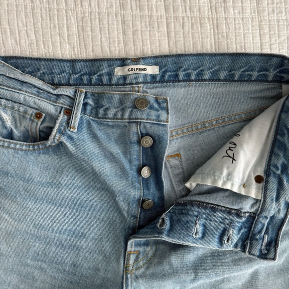 GRLFRND Karolina Guess Again Distressed Indigo Jeans 31 - Picture 7 of 9